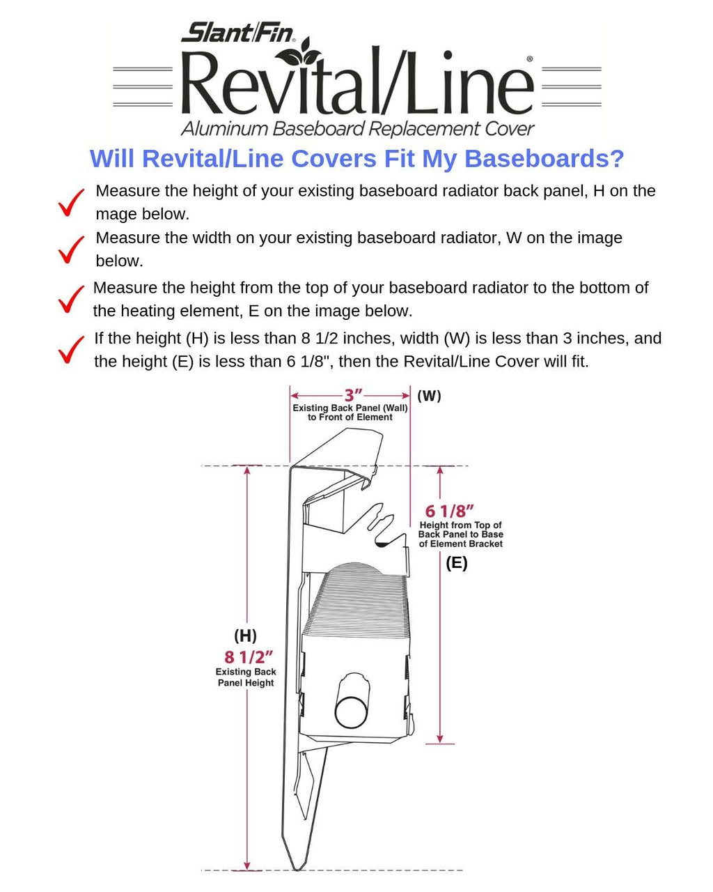 Brite White Hydronic Baseboard Cover C302