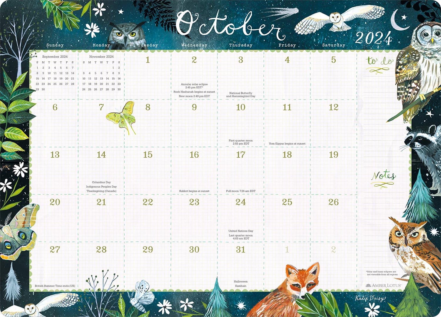 17-Month Desk Pad Calendar, 18.75" x 13.5", Large Monthly Grids Z319554