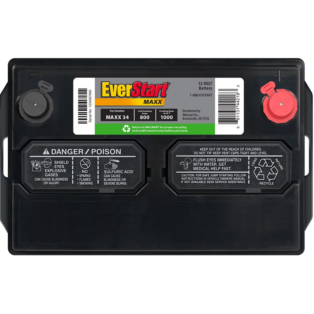 Group Size 34 12V 800 CCA Car Battery Q53325