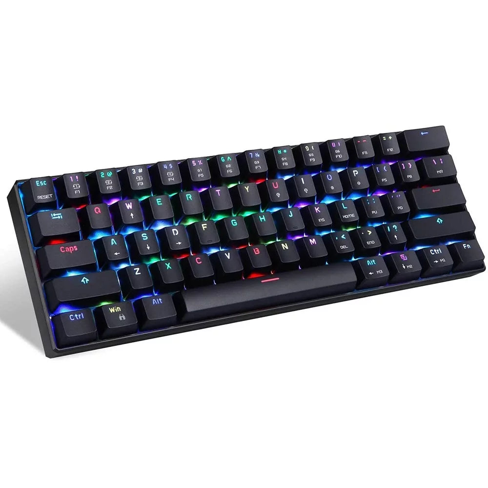 Black 61 Keys RGB Mechanical Gaming Keyboard P316