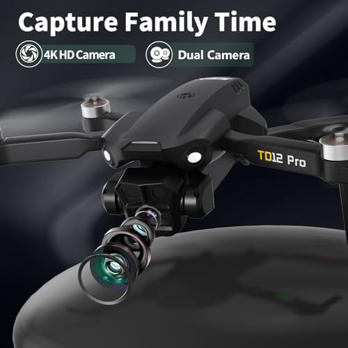 4K HD Camera Foldable Drone with Carrying Case V79444