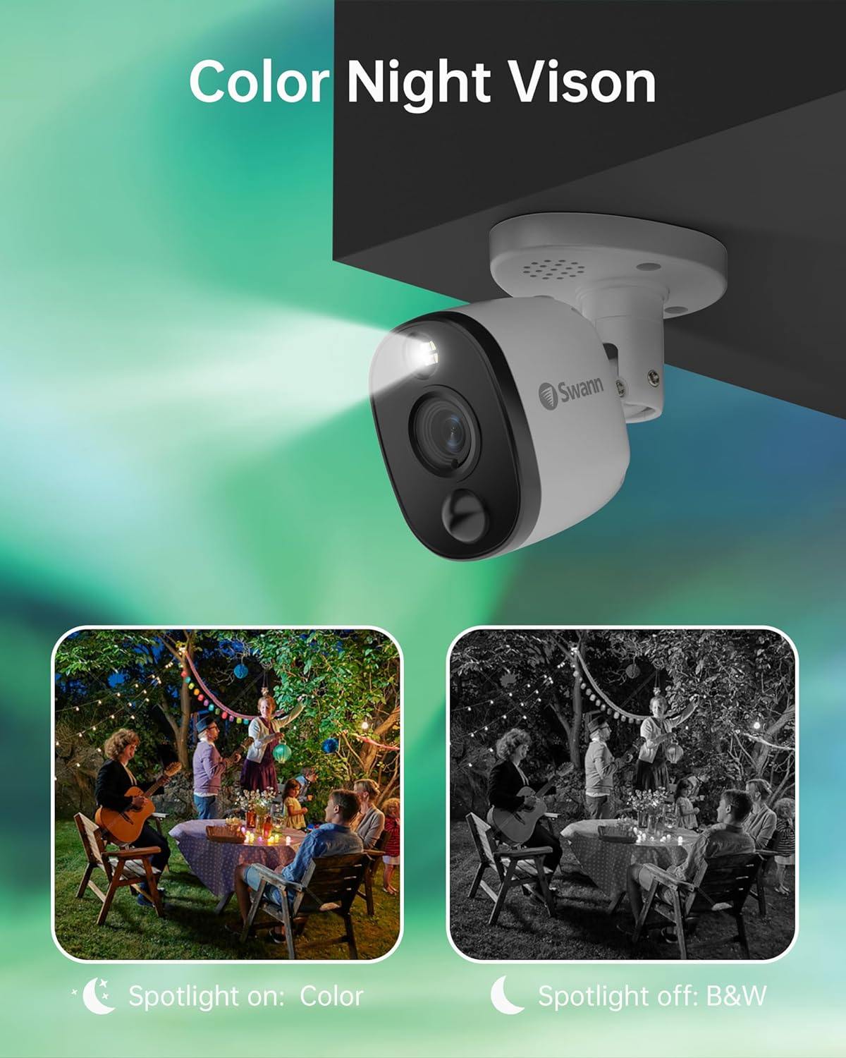 16 Channel 8 Camera 4K DVR Security Camera System with 2TB HDD B1278