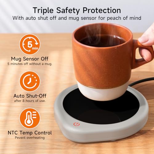 Coffee Mug Warmer with Auto Shut Off Smart Temperature Settings T78891