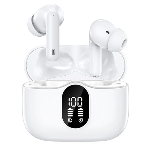 Rose Gold Wireless Earbuds with Charging Case H640