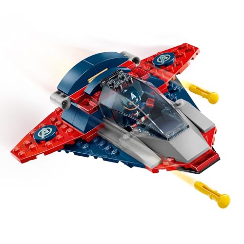 Marvel Captain America vs. Thanos Building Toy with 2 Minifigures, Ages 4+ T826