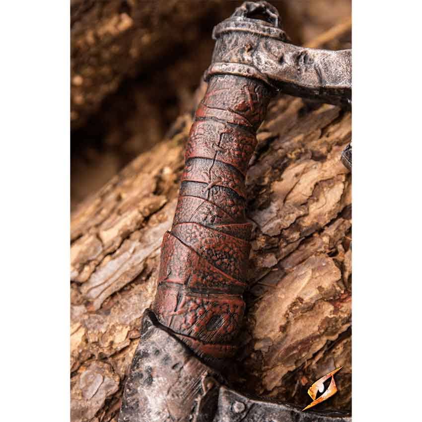 Leather Orc Cleaver Q4067