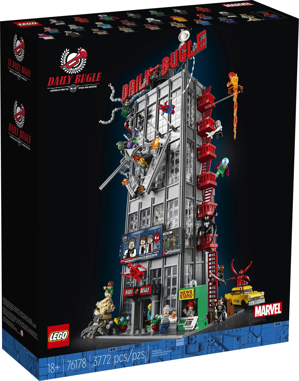 LEGO Marvel Spider-Man Daily Bugle Building Set with 25 Minifigures K29320