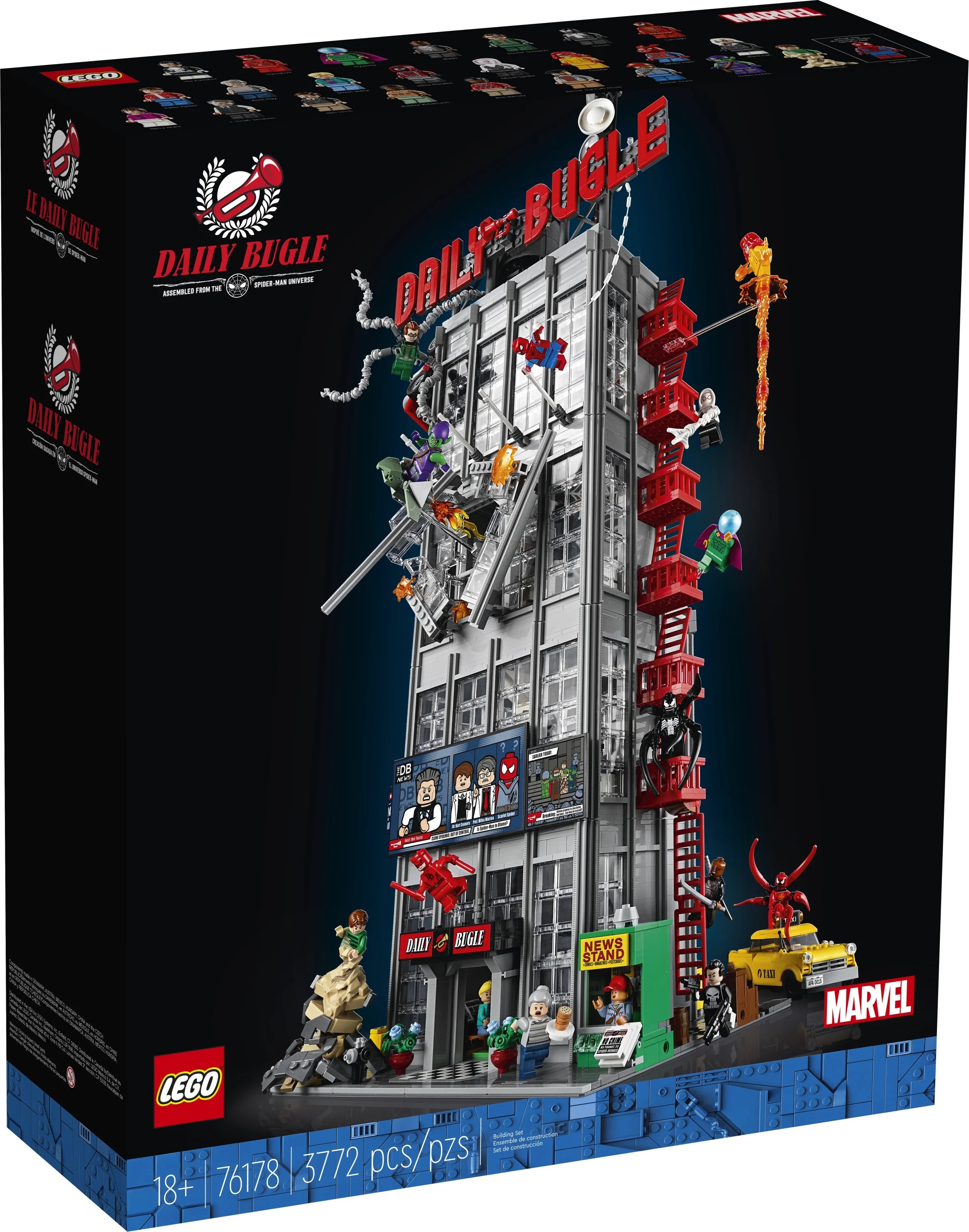 LEGO Marvel Spider-Man Daily Bugle Building Set with 25 Minifigures K29320