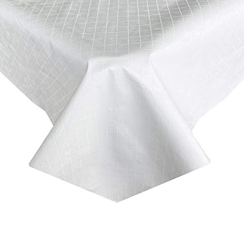 Quilted Waterproof Cut to Fit Table Pad Protector with Flannel Backing, 52" x 120" R229143