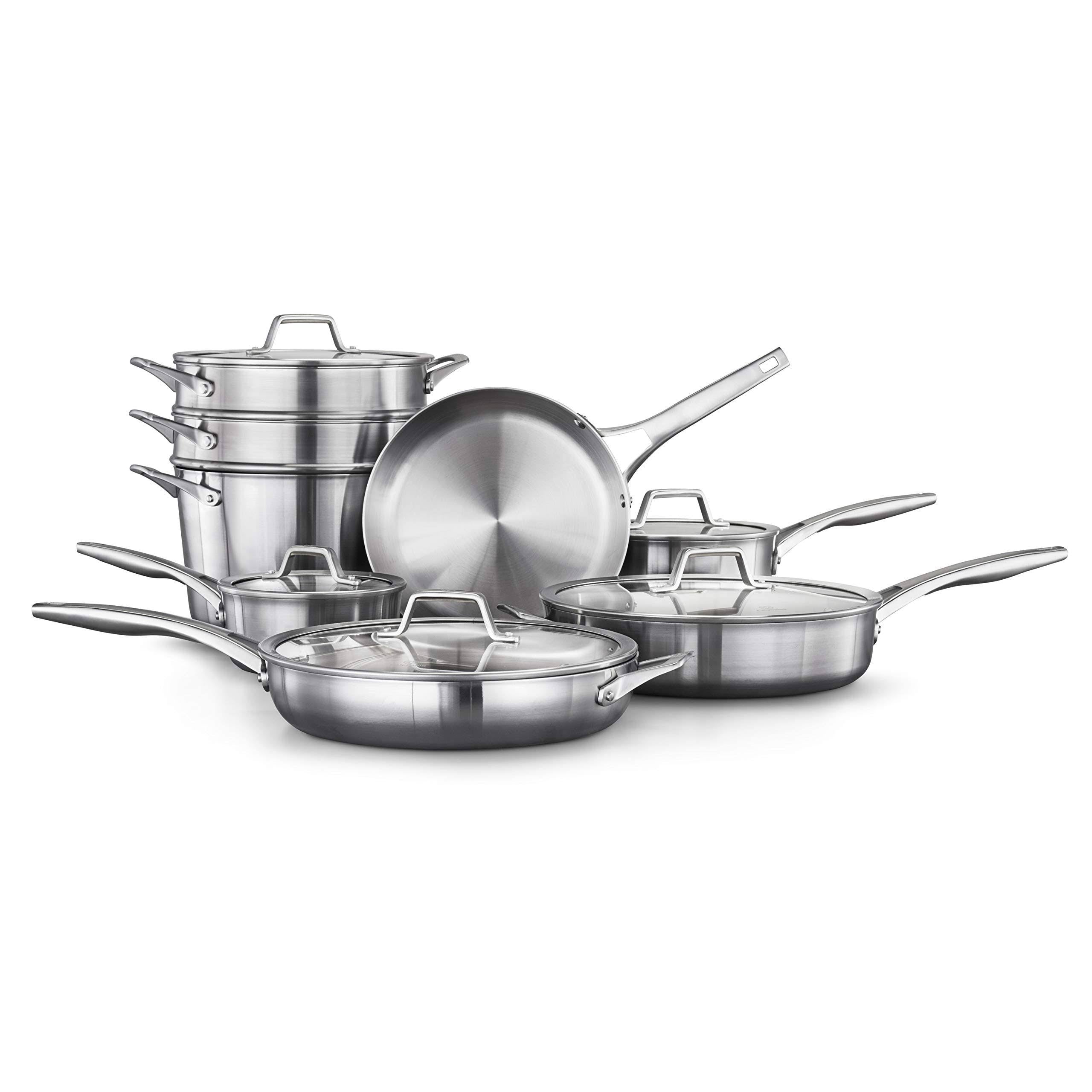 13-Piece Stainless Steel Cookware Set U809