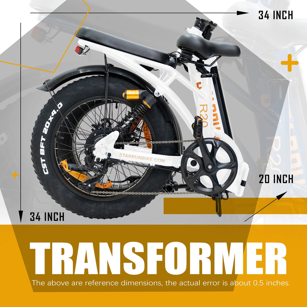 20''×4.0'' Fat Tire Electric Bike with 48V 20AH Removable Battery A87770
