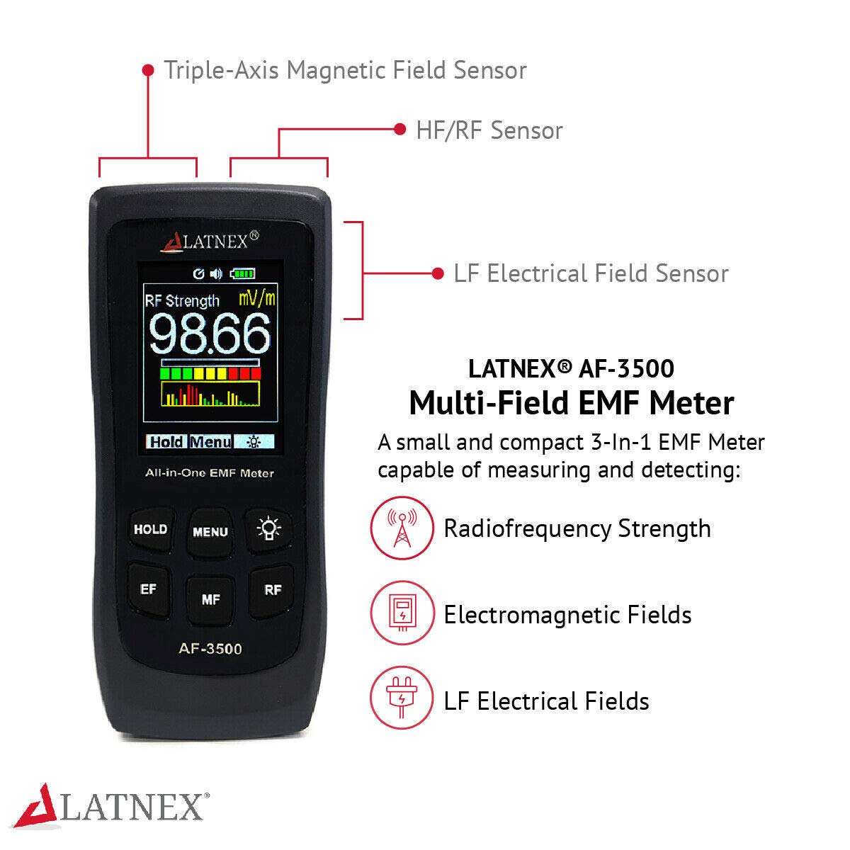 EMF Meter RF Detector G83405