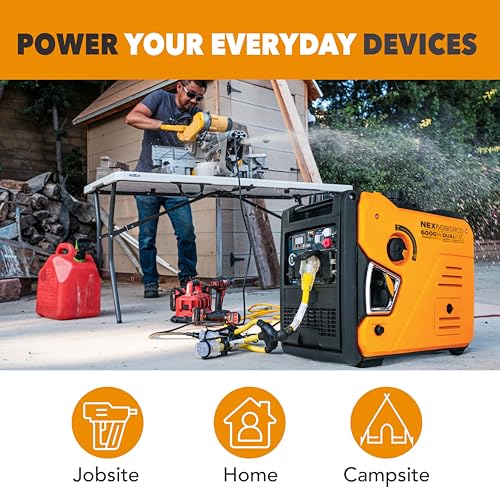 9500 Watt Tri Fuel Portable Inverter Generator with Remote Electric Start O912334