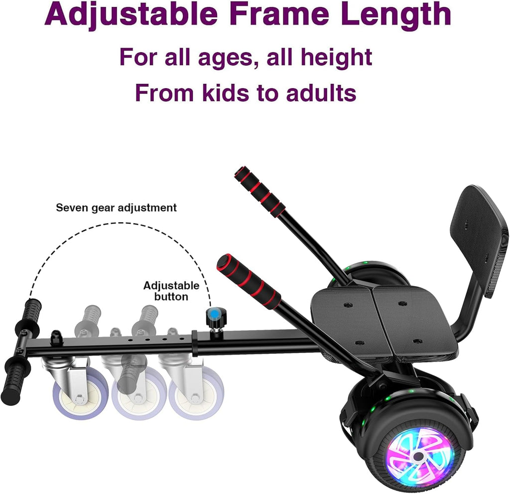 6.5 Inch Self Balancing Hoverboard with Bluetooth and LED Lights Z101565