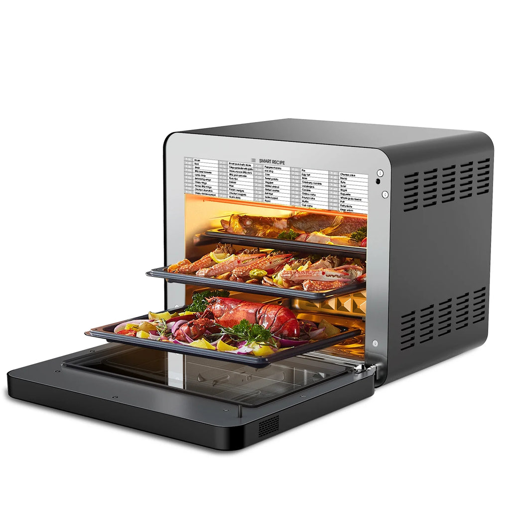 Extra Large Capacity 26 QT Air Fryer Toast Oven Combo with Rotisserie and Dehydrator K349668