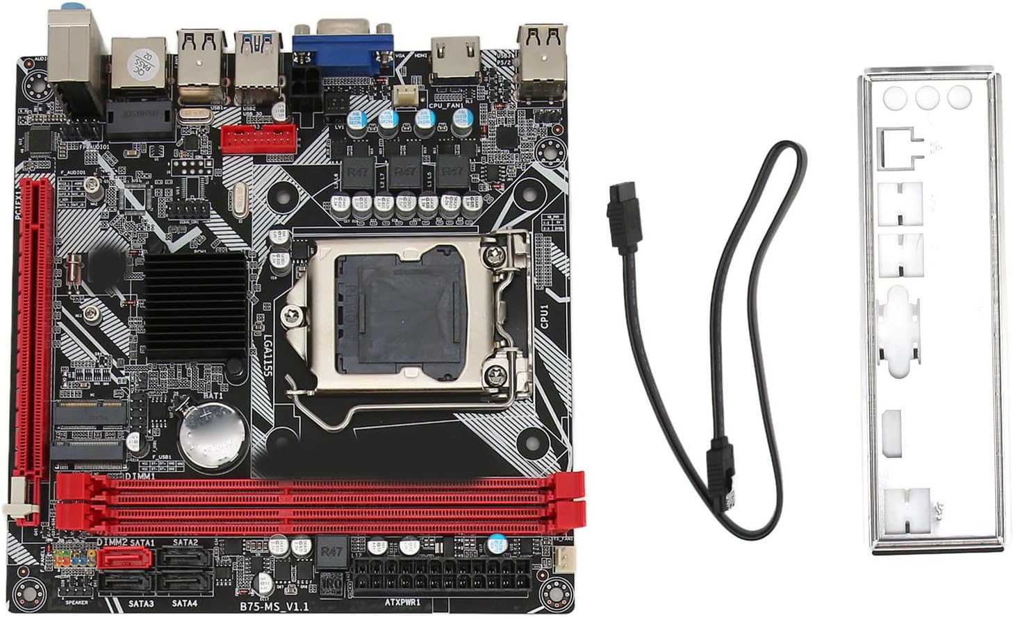 MS Gaming Motherboard, DDR3 Mini ATX, PCI E 16X, Dual USB 3.0, NVME M.2, WiFi M.2 C225