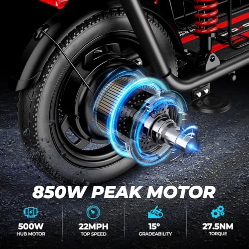 14" Tire 500W Electric Scooter with Seat L93916