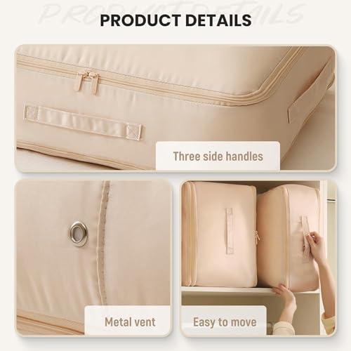 Gray Large Self Compression Storage Bag W982032
