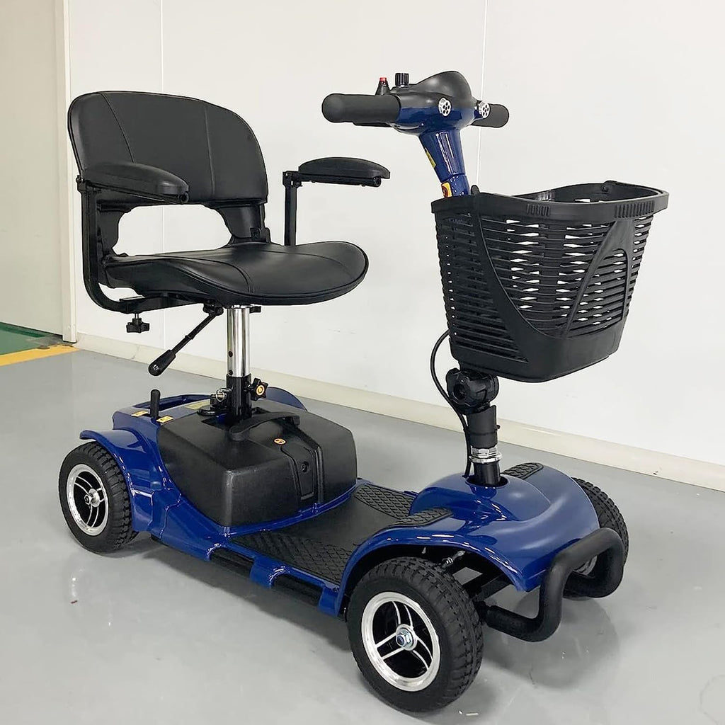 Blue Collapsible 4 Wheel Mobility Scooter W57772