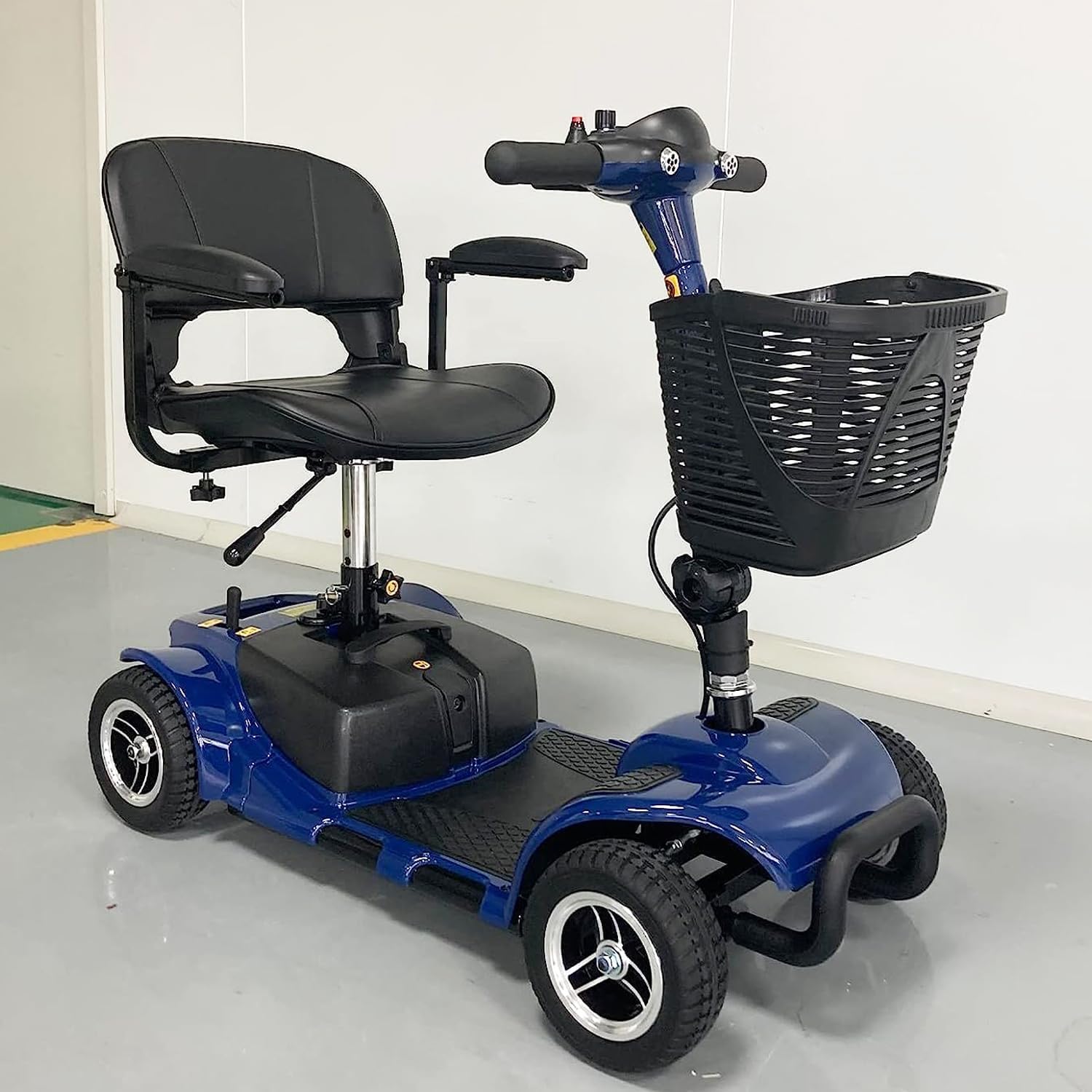 Blue Collapsible 4 Wheel Mobility Scooter W57772