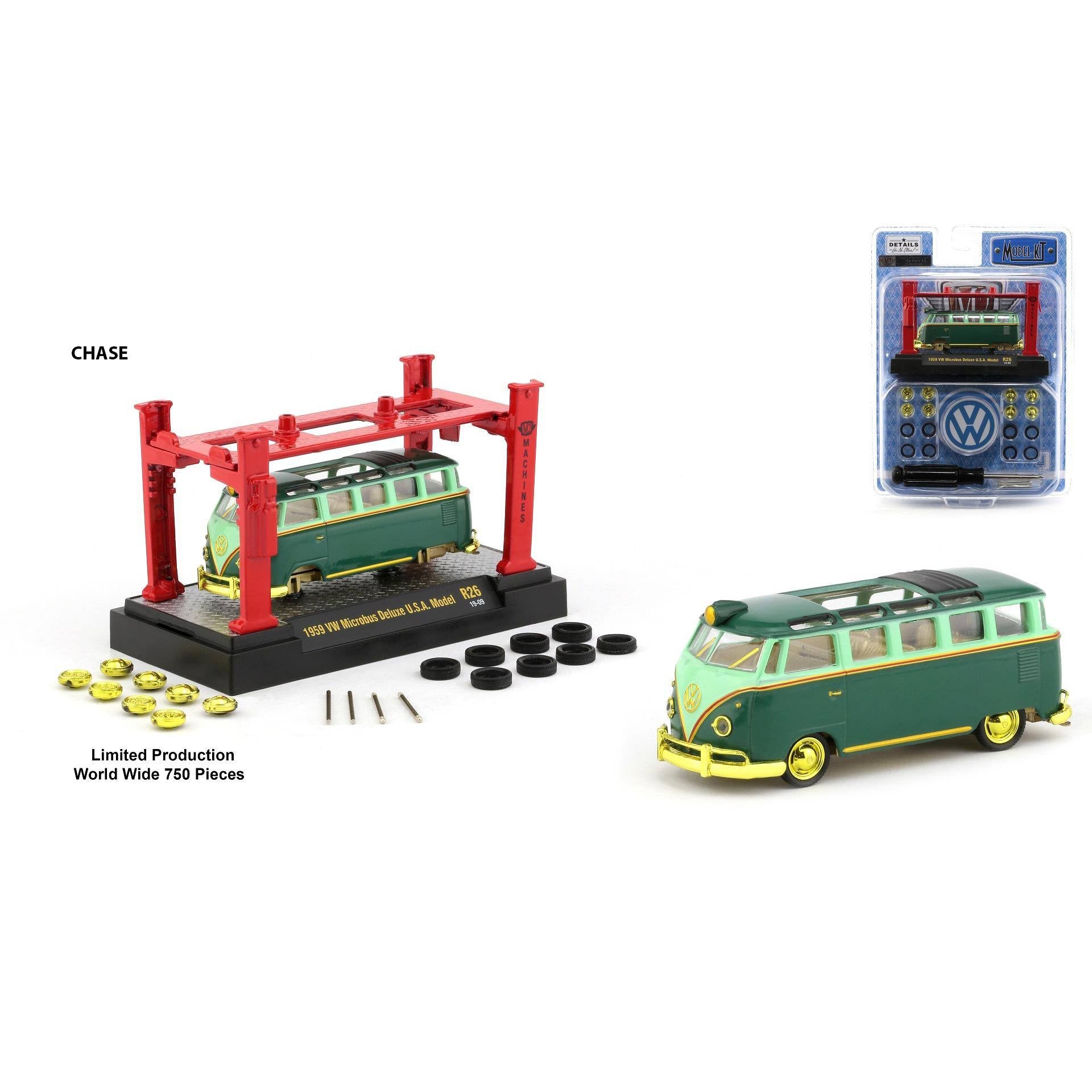 4 Piece 1/64 Diecast Model Car Set T18708