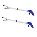 2 Pcs Foldable Long Arm Reacher Grabber M62401