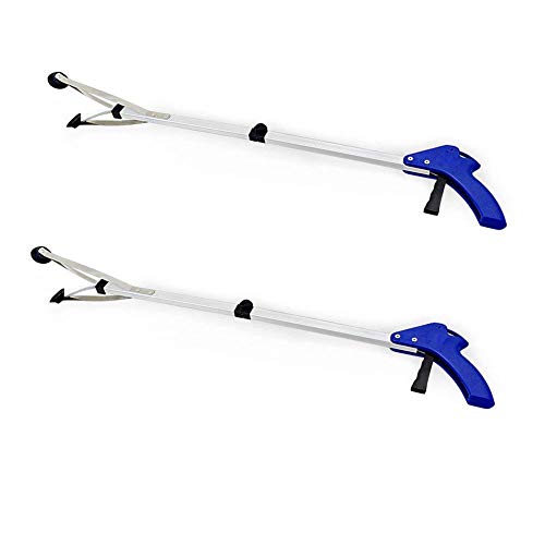 2 Pcs Foldable Long Arm Reacher Grabber M62401