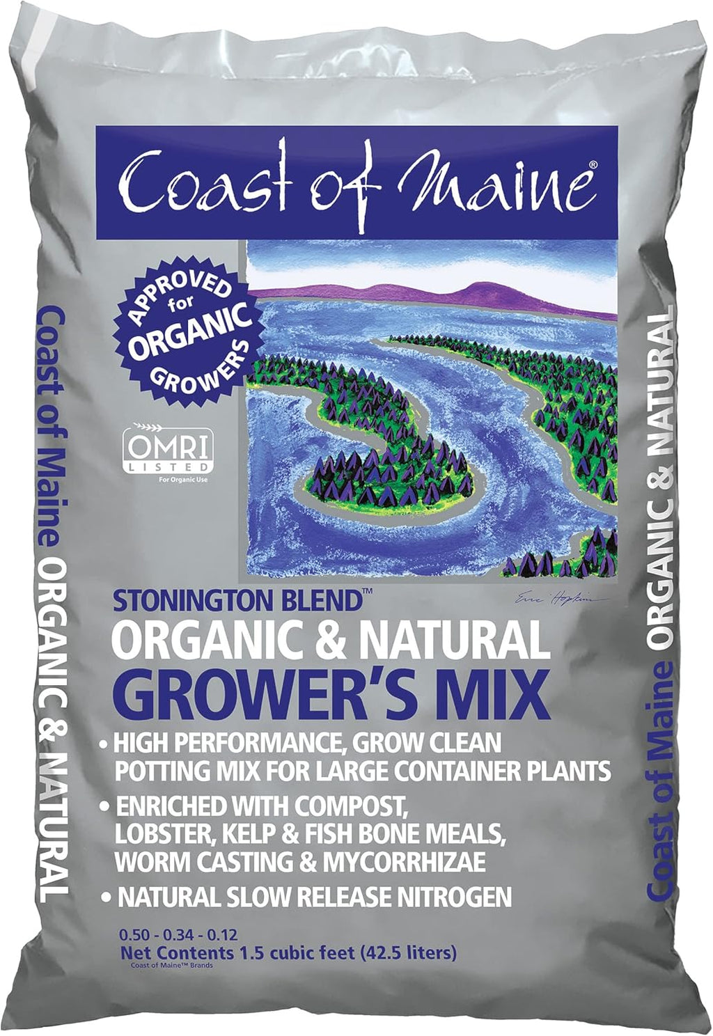 Organic Growers Potting Soil Mix, 1.5 Cubic Feet J5397