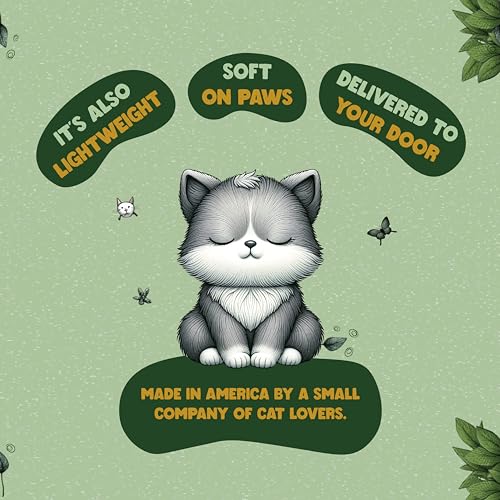 Natural Soft Wood Cat Litter (10lb, Set of 2, Unscented) F981291