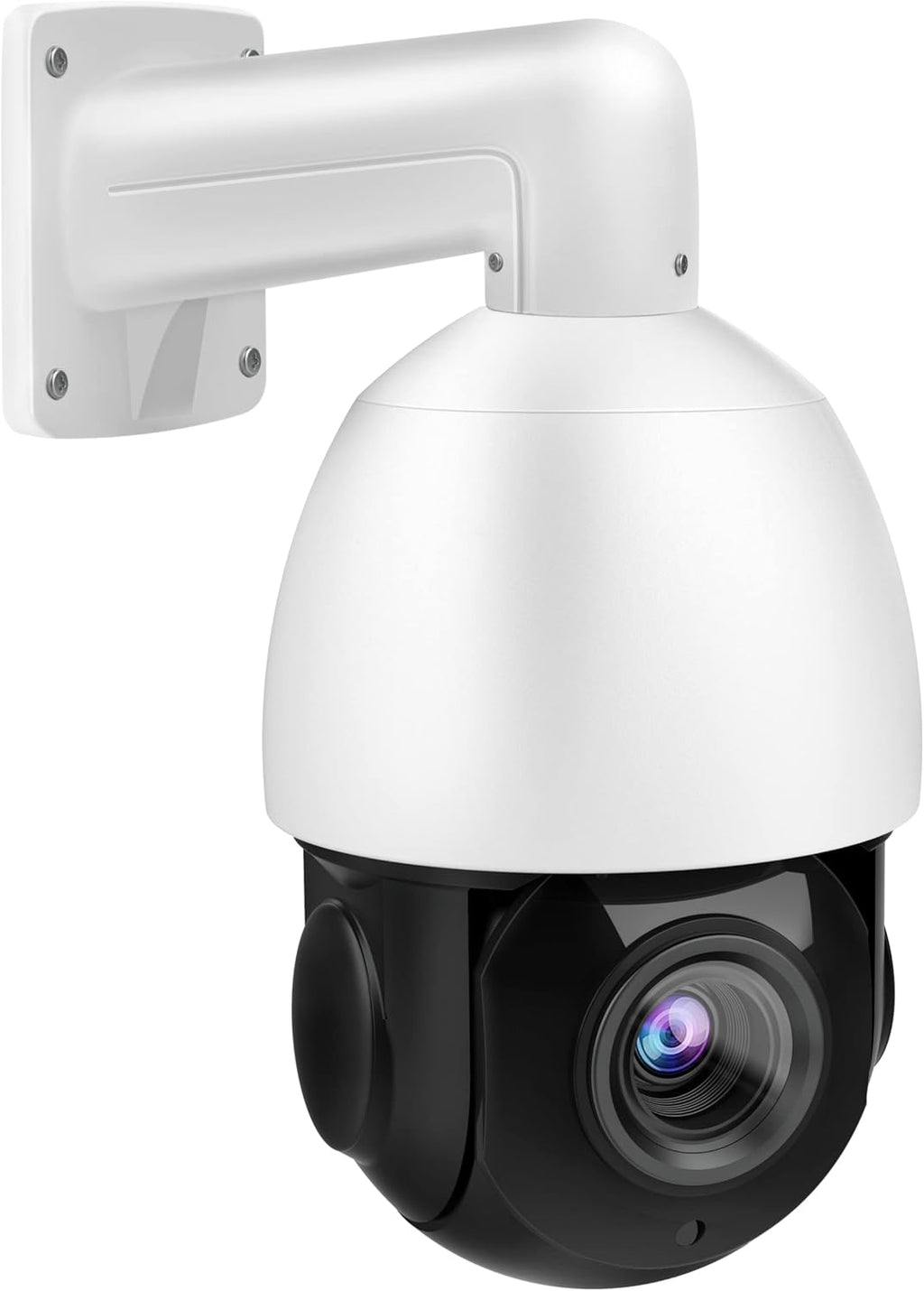 4K 8MP PTZ PoE IP Camera Dome, 18X Optical Zoom, 165ft IR Night Vision, IP66 F2483