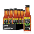 Unsweetened Black Tea with Lemon, 18.5 Fl Oz (Pack of 12) A57600