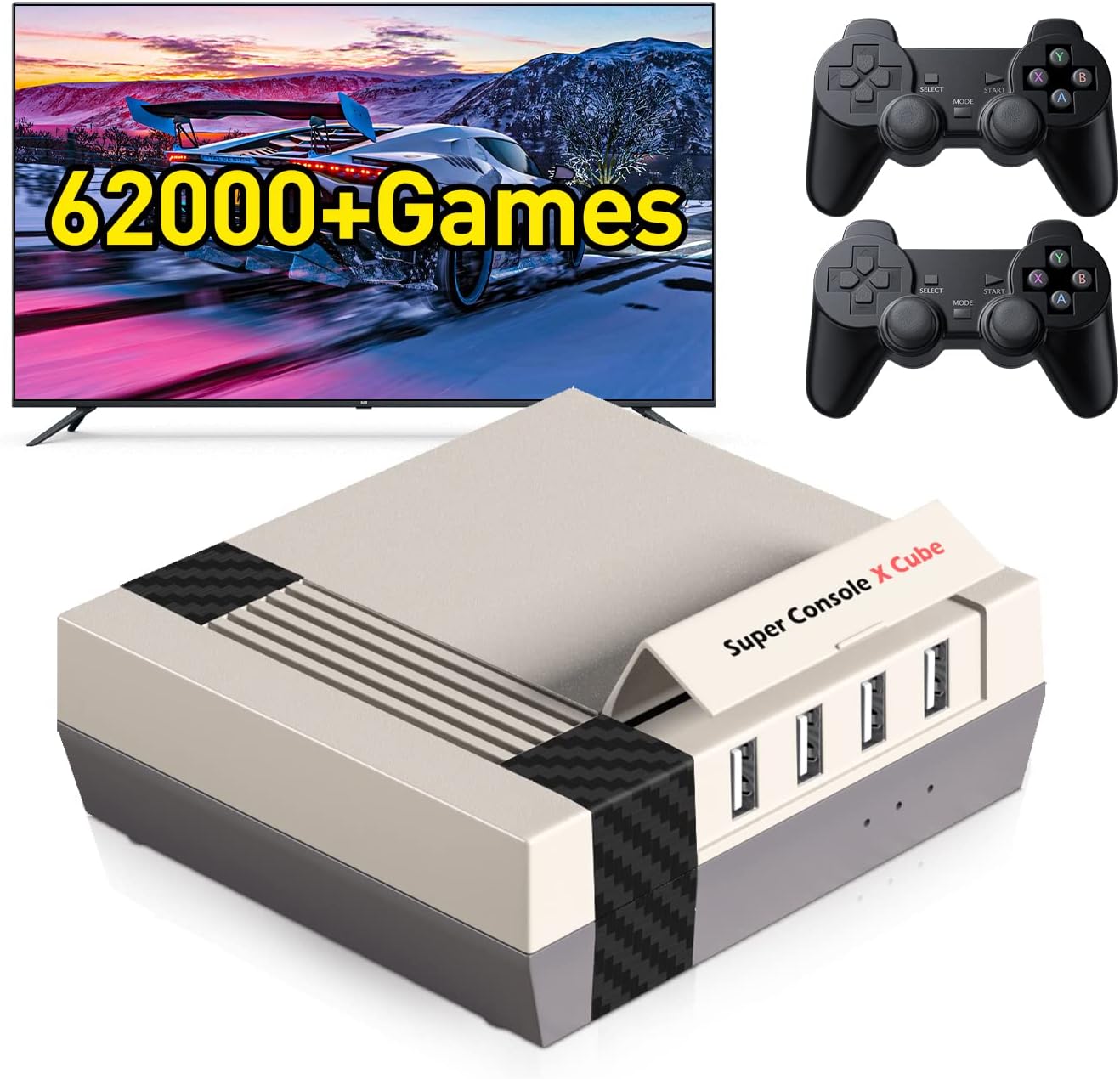 Mini Game Emulator with 4K TV Output, Pack of 2 W298