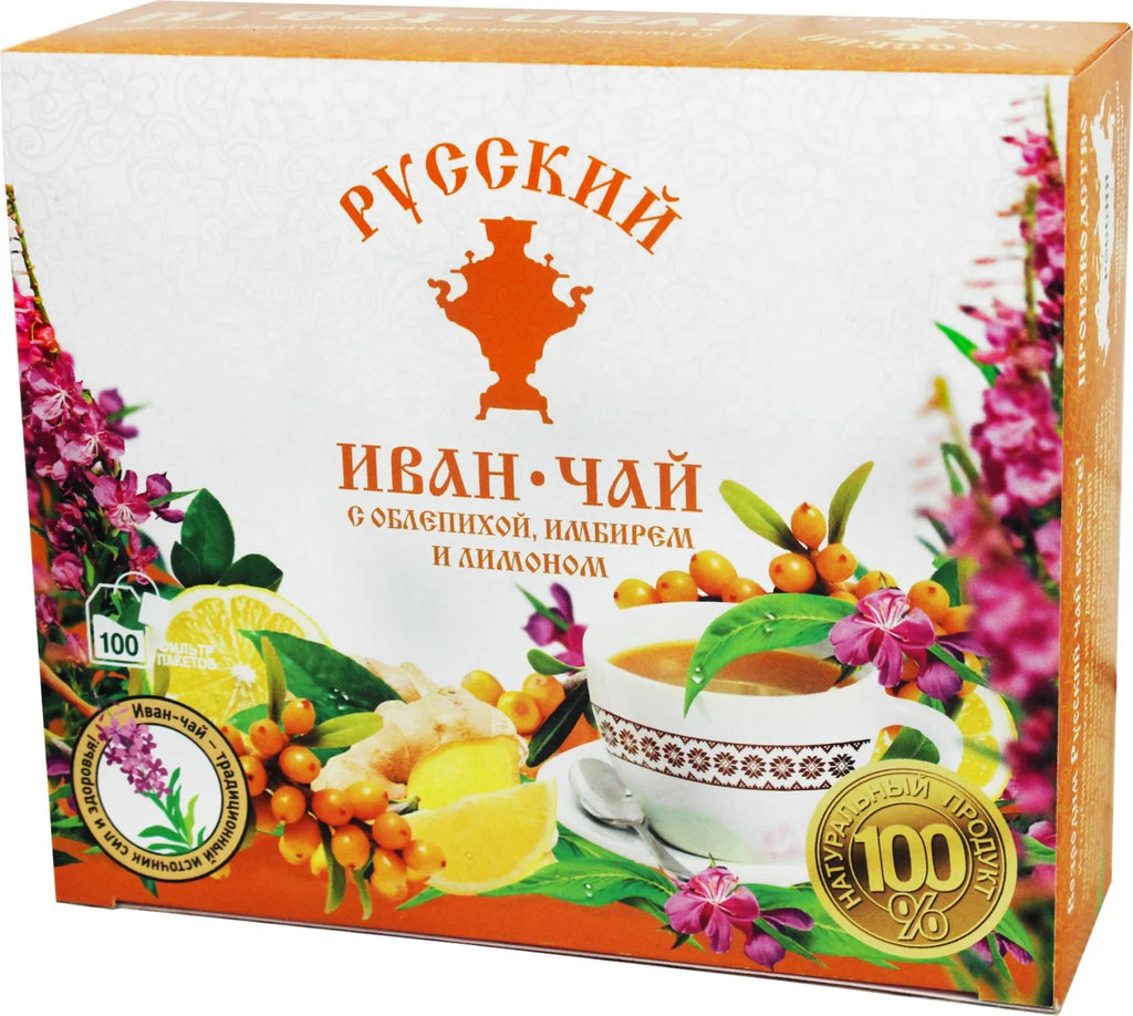 Natural Organic Fermented Fireweed Tea 100 Tea Bags 150g D3350