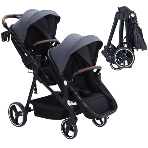 Light Gray Double Stroller L7646