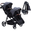 Light Gray Double Stroller L7646