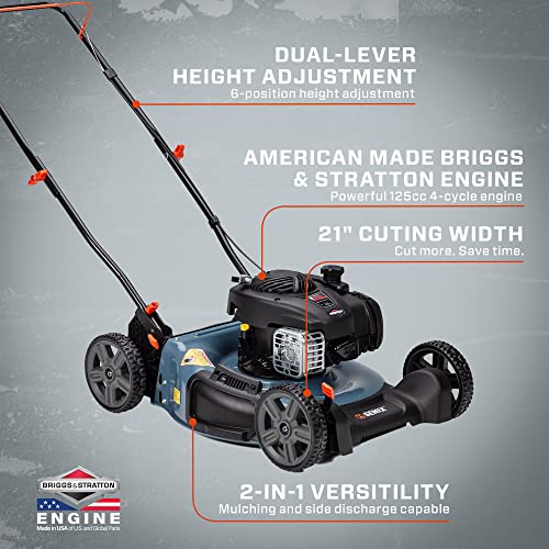 21-Inch Gas Push Lawn Mower with 140 cc 4-Cycle Engine M544845