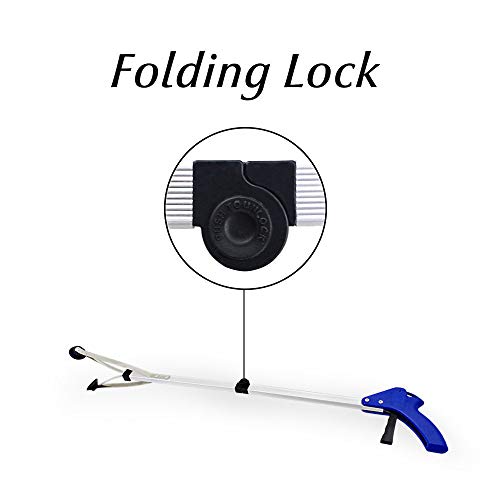 2 Pcs Foldable Long Arm Reacher Grabber M62401