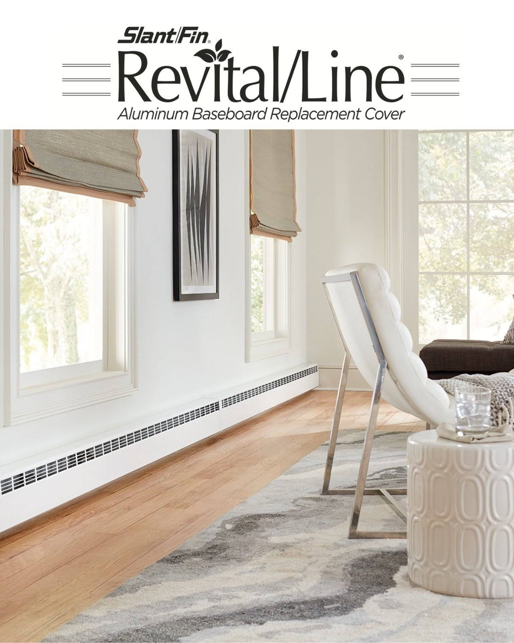 Brite White Hydronic Baseboard Cover C302