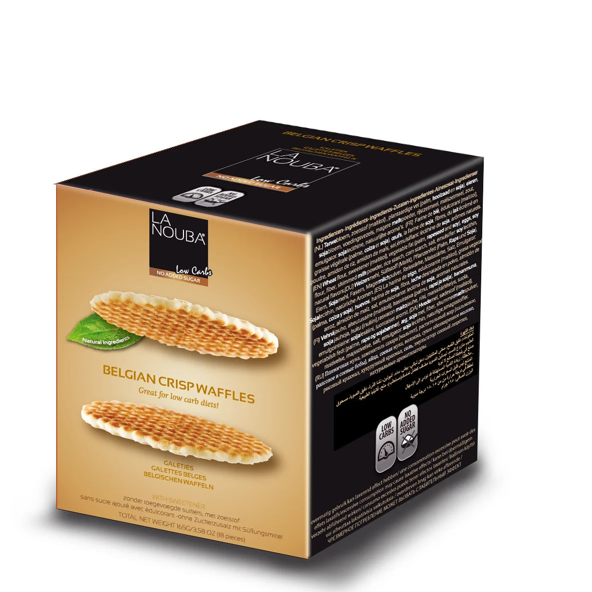 6-Pack Low Carb Belgian Waffles X520420