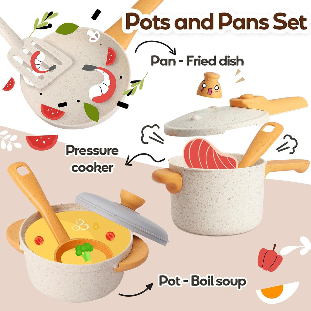 Play Kitchen Pots and Pans Set O394