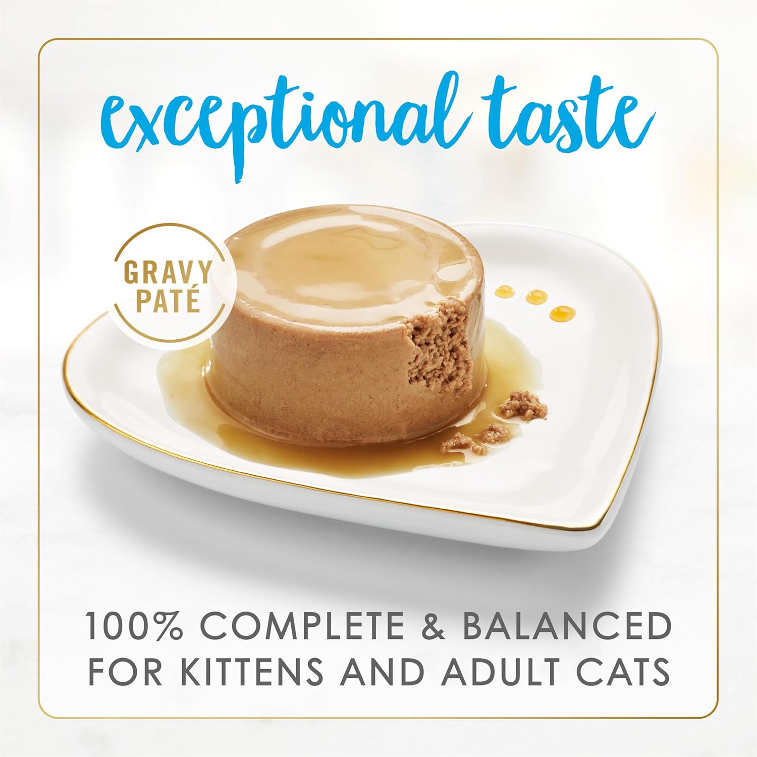 Ocean Whitefish and Tuna Feast Pate Wet Cat Food Gravy - (Pack of 24) 3 oz. Cans N6887