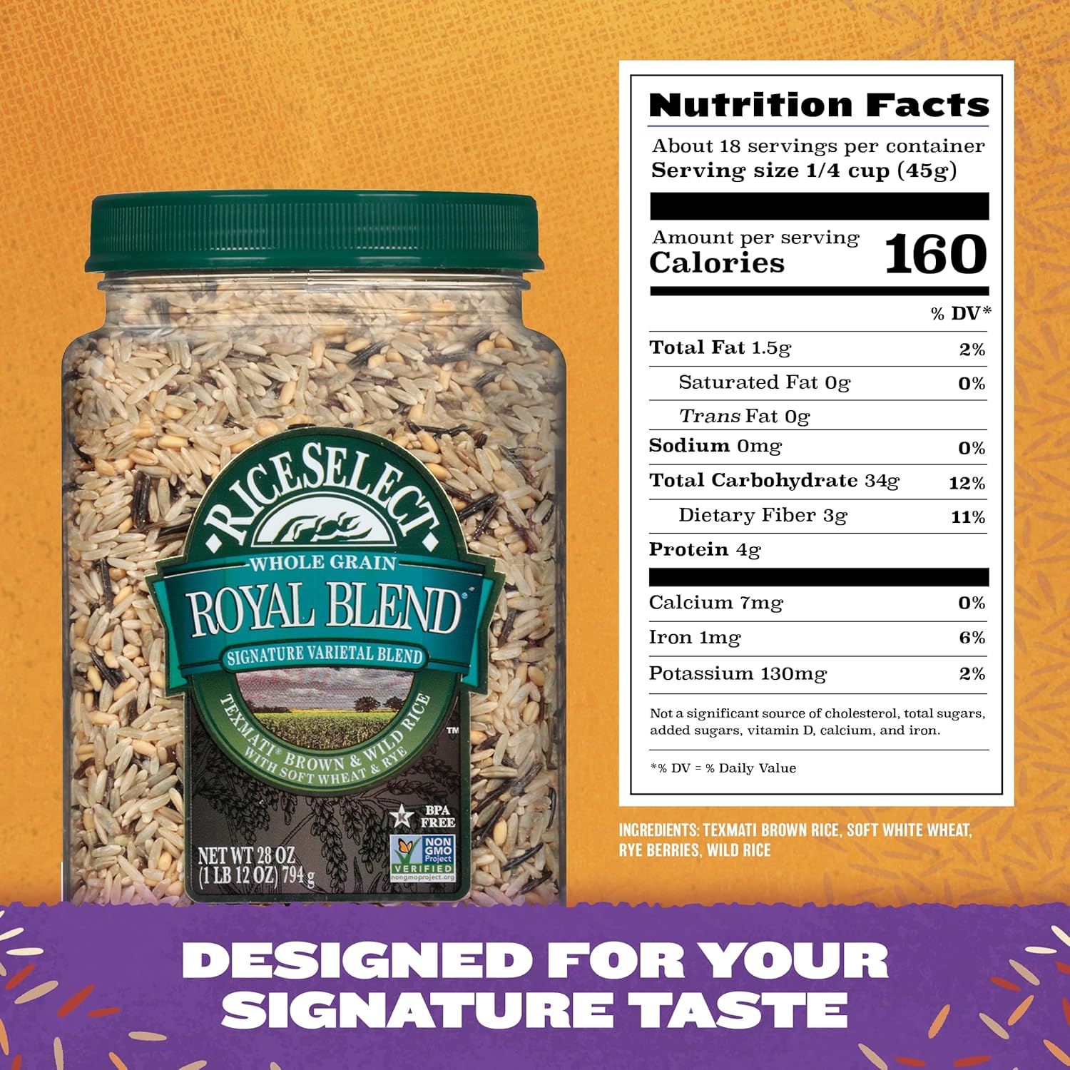 28 Ounce Brown & Wild Rice Blend X95542