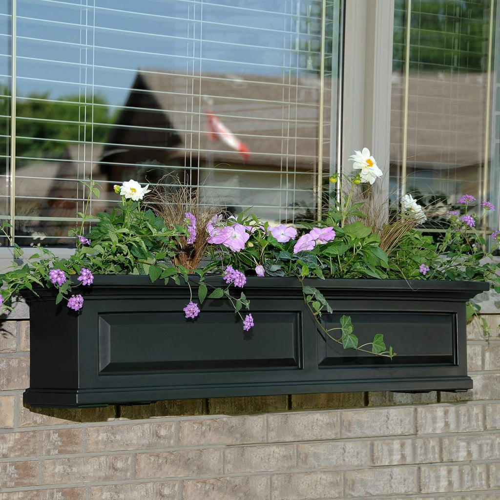 Black 4ft Window Box U21384