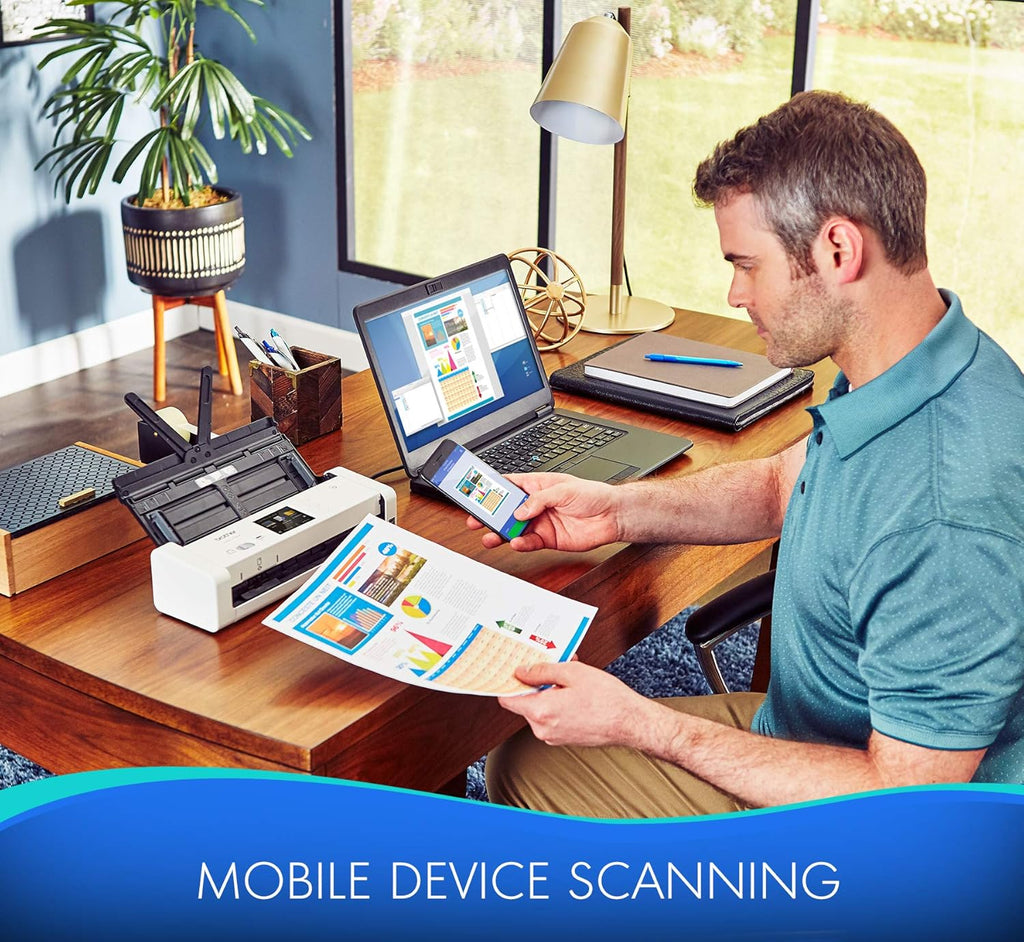 Wireless Document Scanner, White V597
