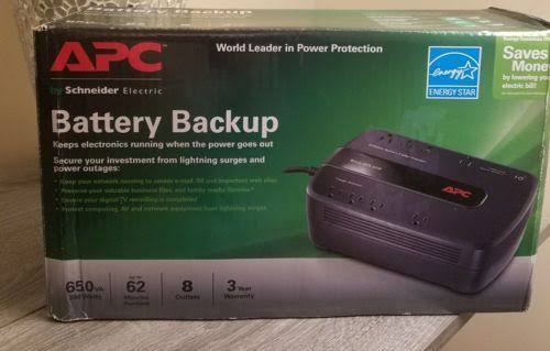 Back-UPS 650VA UPS Battery Backup & Surge Protector F35786