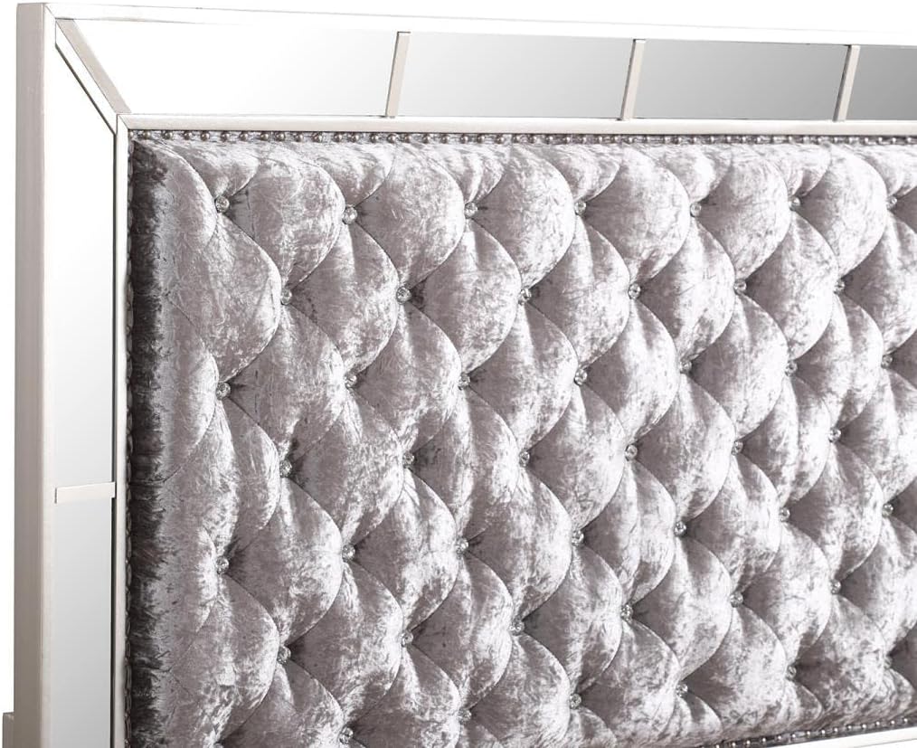 Silver Queen Panel Bed O763593
