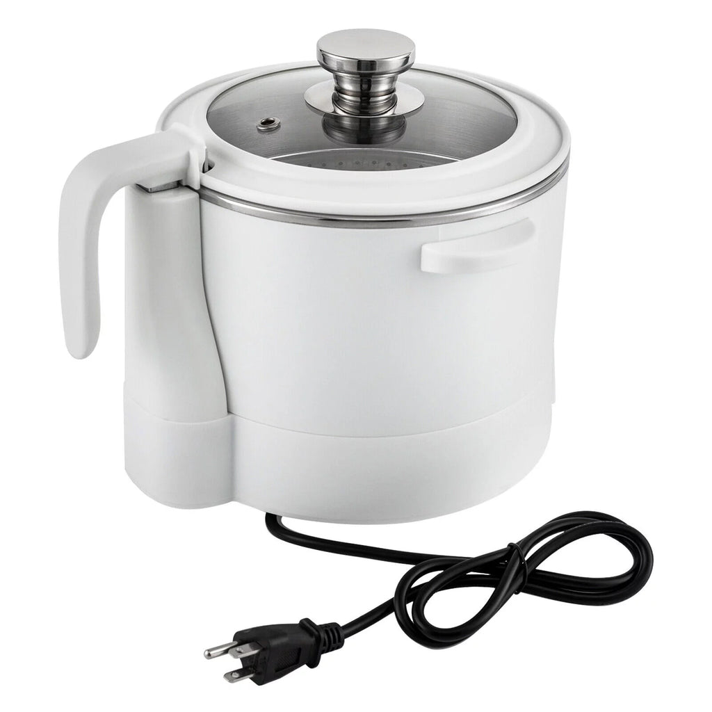 3L Automatic Lifting Electric Hot Pot with Steaming Basket 304 Stainless Steel T28430
