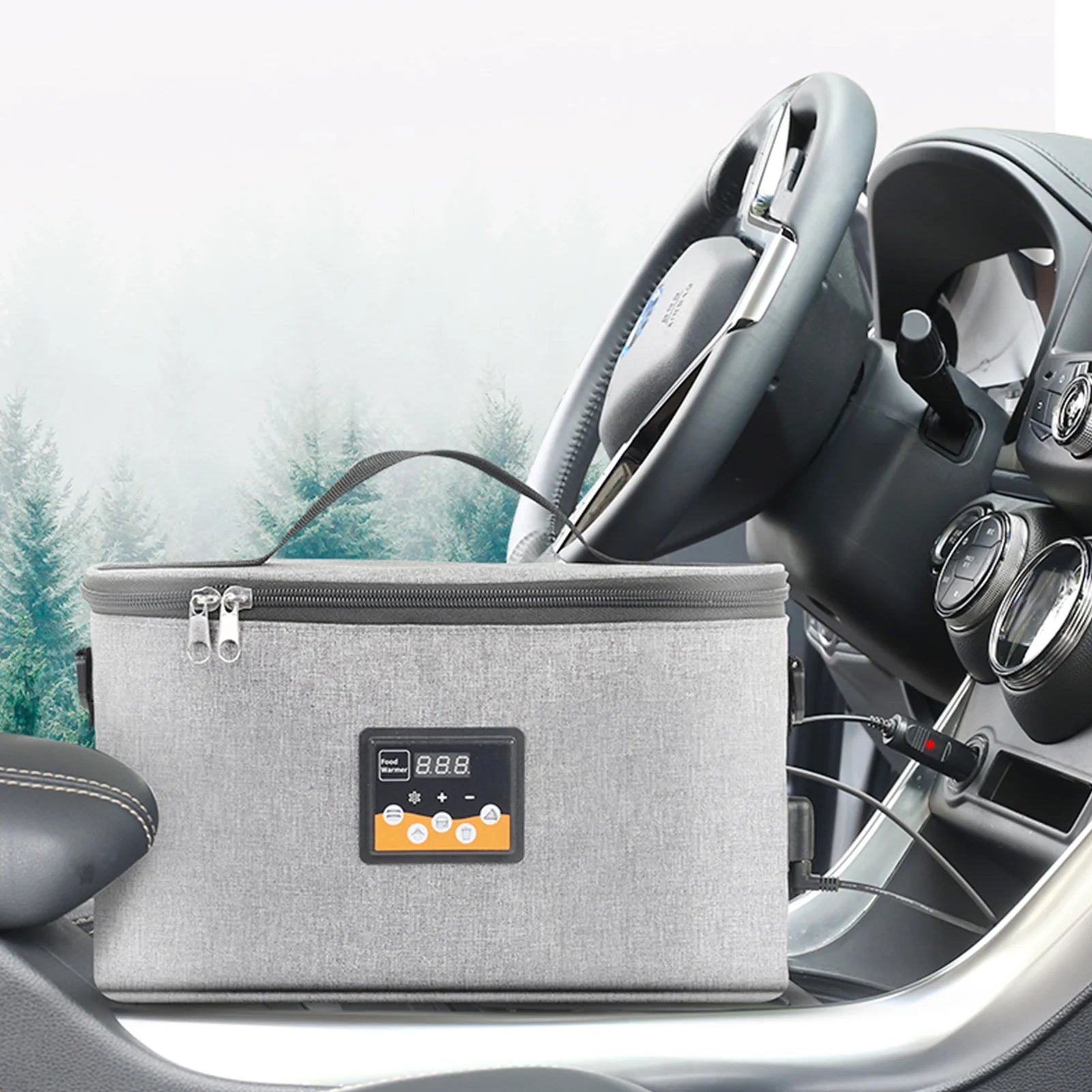 Portable Electric Car Food Warmer Oven with Digital Display 8L Q9925