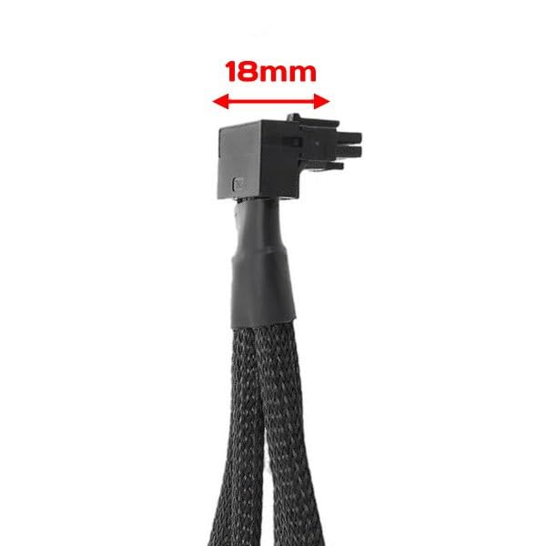 PCIE 5.0 Power Supply 3x8 Pin to 16Pin Mini 12+4Pin 12VHPWR 600W PSU Extension Cable 16AWG R6540