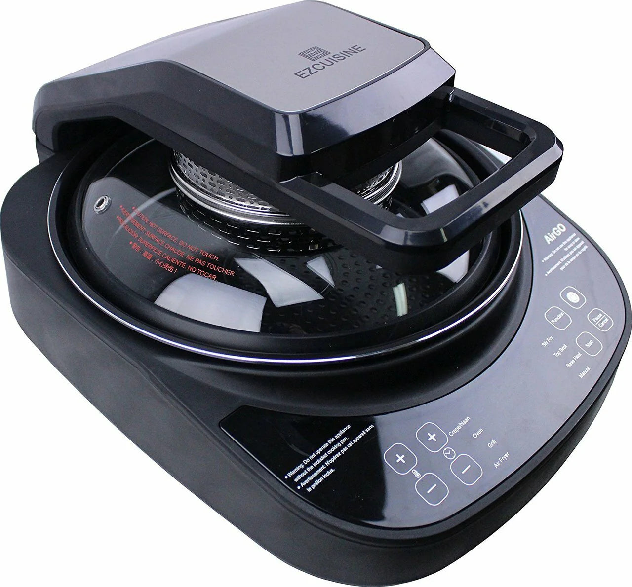 5-in-1 Cooking System Crepe Naan Maker Mini-Oven Indoor Grill Air Fryer Robotic Stir Fryer X737